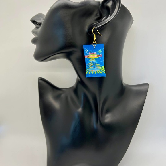 Mini Brands Earrings - Swizzles Earrings - Lemon Candy Accessories - Halloween - Picture 5 of 6
